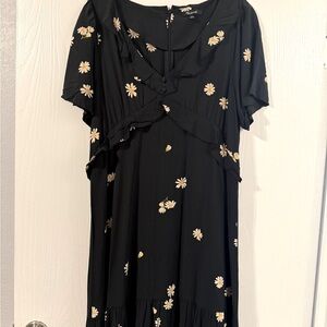 EUC Madewell Ruffled Tiered Maxi Dress in Lazy Daisies Size 8